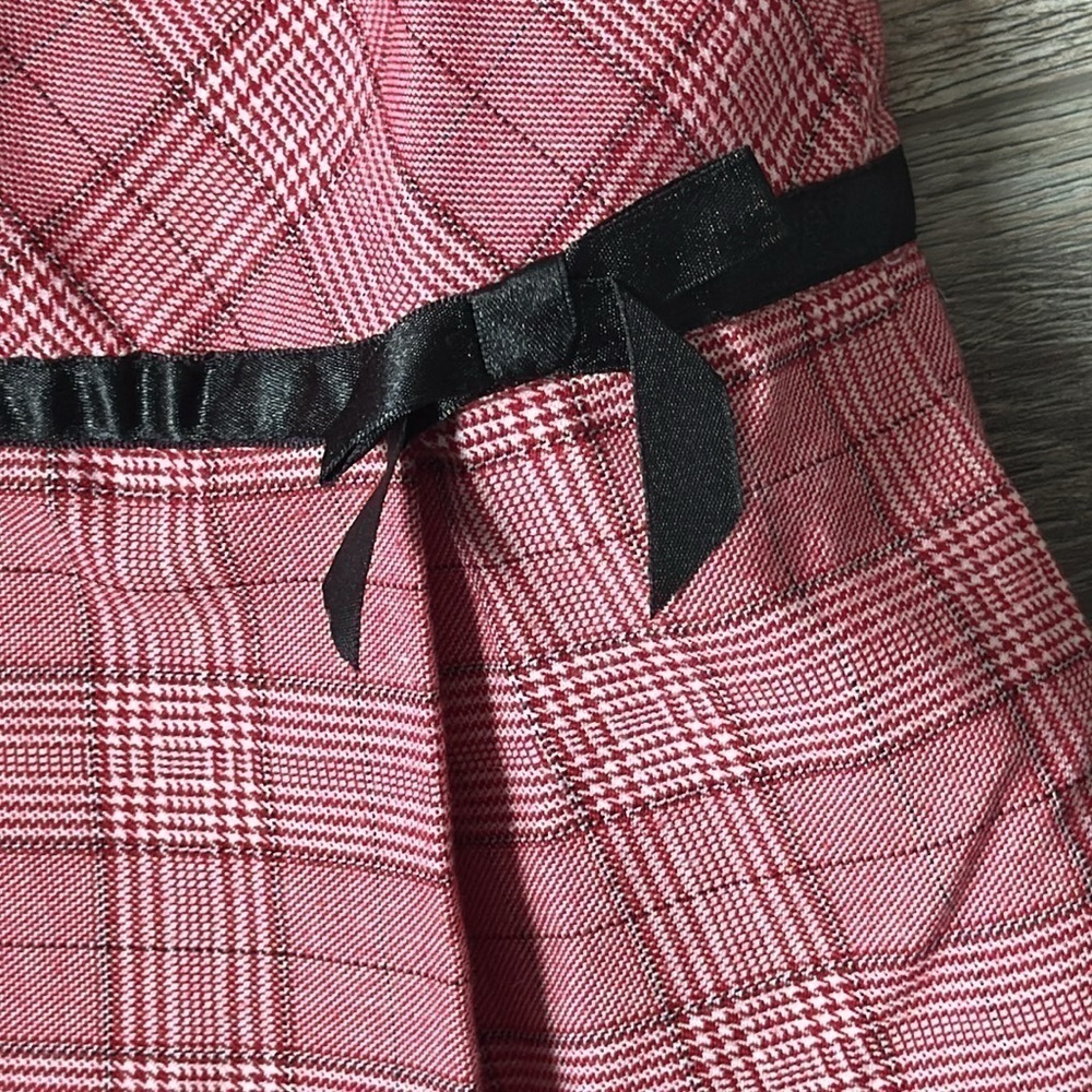 Girl Connection dress size 6 plaid red school girl dress - Picture 2 of 9